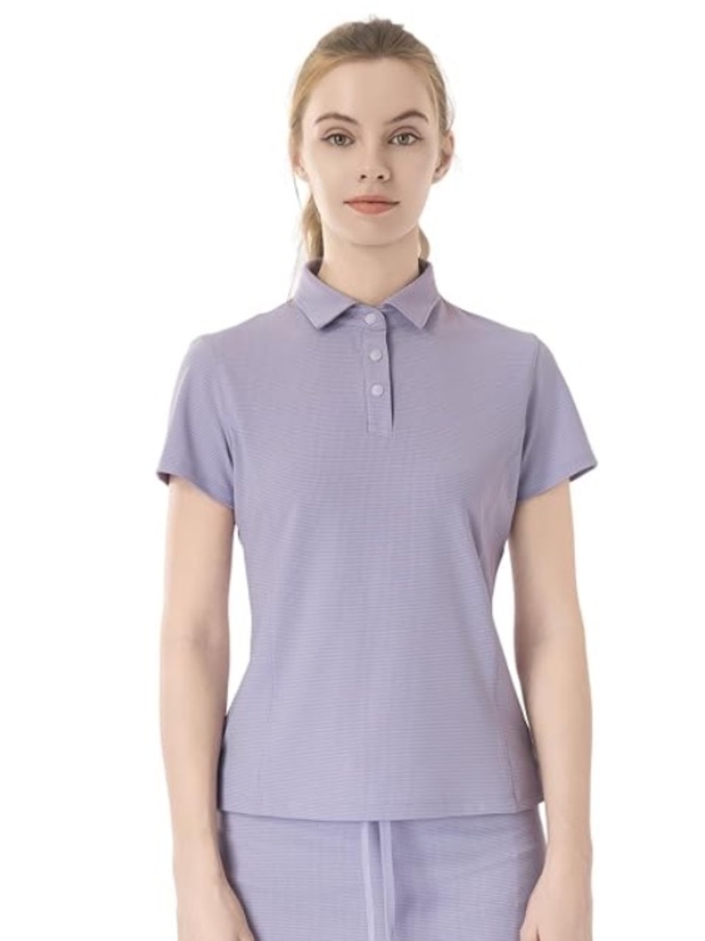 Leapstride Women's Slim-Fit Polo Shirt - UV Protection, Moisture-Wicking new